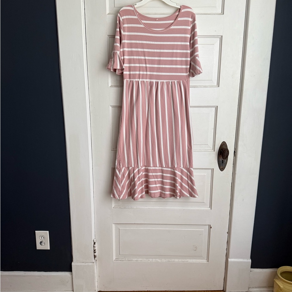 Striped Pink Dress